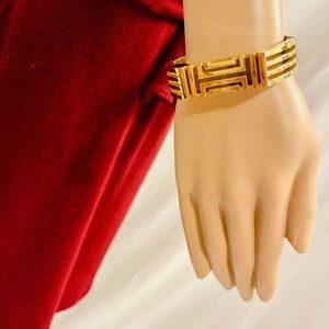 Tory Burch Gold Hinged Bangle